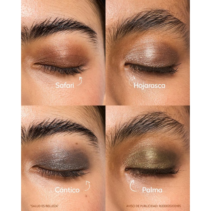 Kit/Set Sombra en Barra Bissú Caoba 4 pzas