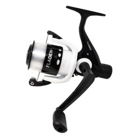 FLADEN Fishing - CHARTER II Rear Drag Size 50 Single Bearing Pre Spooled Fixed Spool Spinning Reel for Sea and Freshwater Use