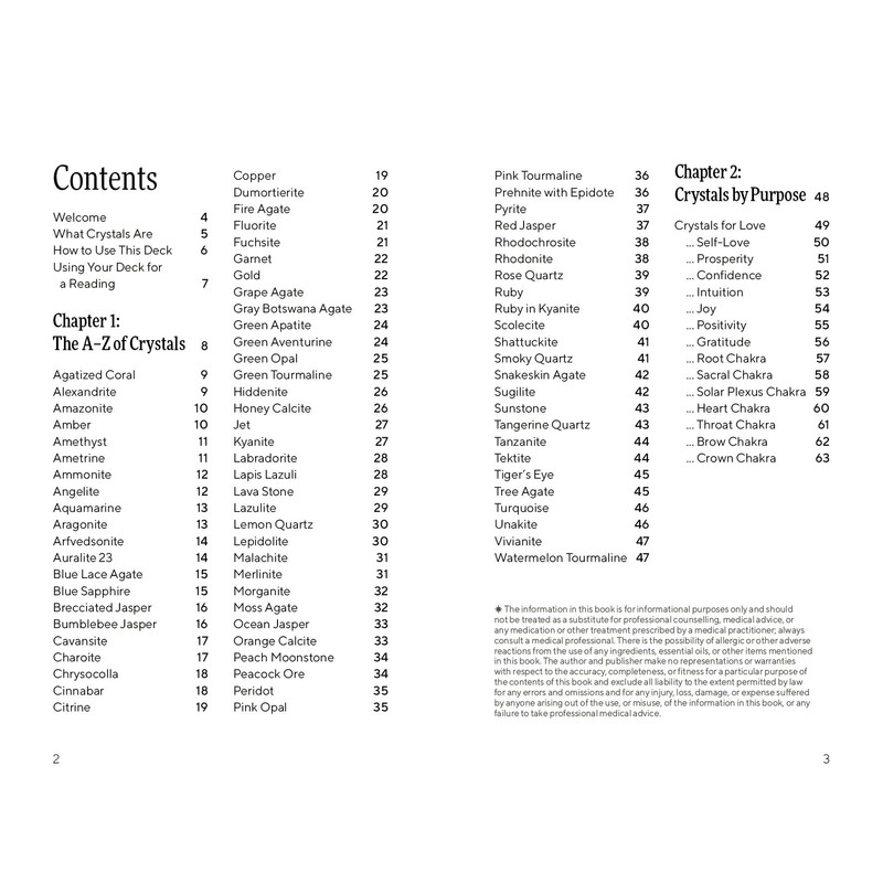 Crystal Oracle Deck: 78 crystal cards for holistic wellbeing