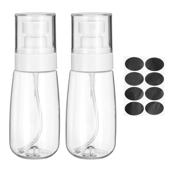 uxcell 2Pcs Small Spray Bottles, 100ml/3.4 oz Travel Size Spray