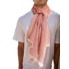 Prettystern Unisex Mottled Plain Long Lightweight Summer Linen Scarf, T87