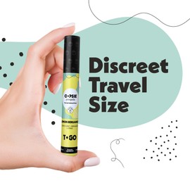 Oopsie Poopsie Pre Poo Toilet Spray - Set of 2 Two-Packs, Travel Size & Discreet In-Bowl Odor Eliminator & Toilet Freshener - 4 x 7ml Bottles, On the Go, Lemon Bergamot