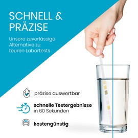 SMARDY Set – 10x Water Test Strips 9-in-1 for Drinking Water Quick Test Easy Check of Water Quality