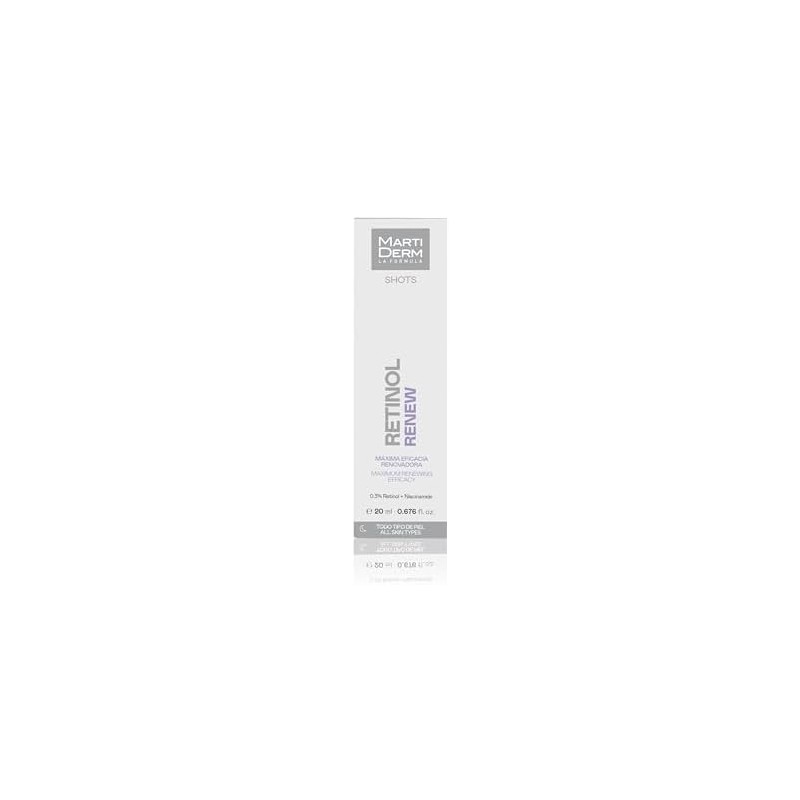 MartiDerm Shot Retinol al 0.3 puro, Piel más uniforme, 20ml