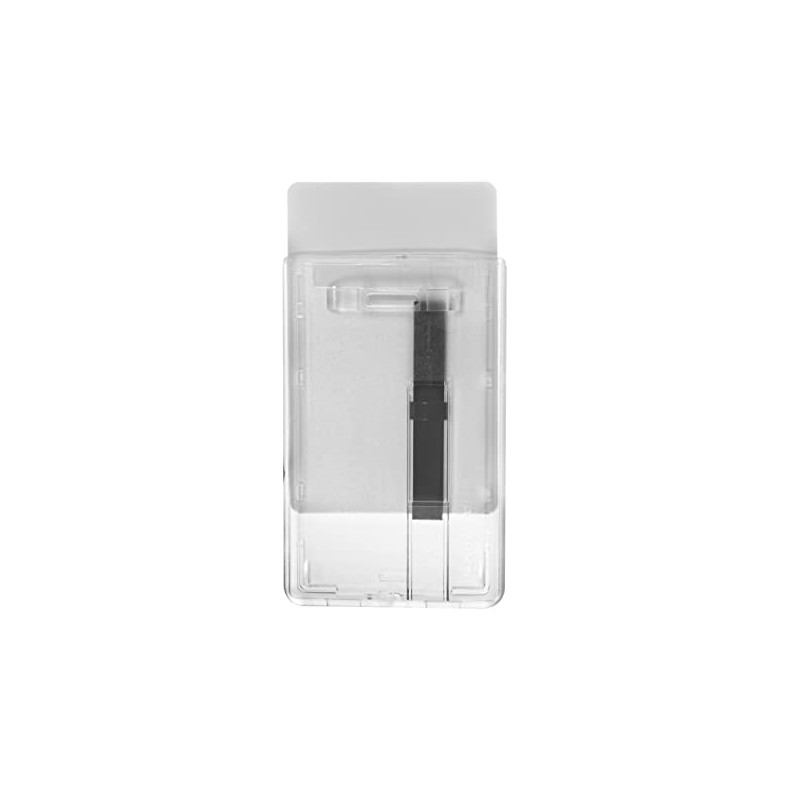 Karteo ID Card Holder Made of Polycarbonate Transparent with Slider