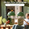 LONA Bird Feeders for Outdoors 2 Pack, Tube Birds Feeder