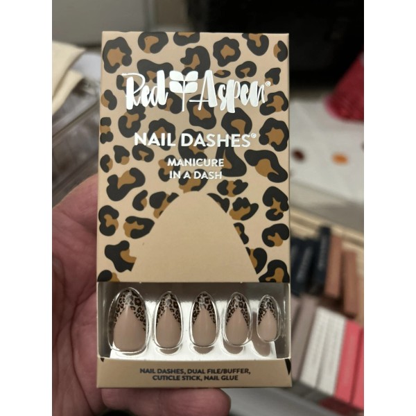 Red Aspen Pop-On Manicure In A Dash Nail Dashes-New-Ask For