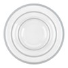 SparkSettings Clear and Silver Plastic Plates, 24 Pack Silver Clear
