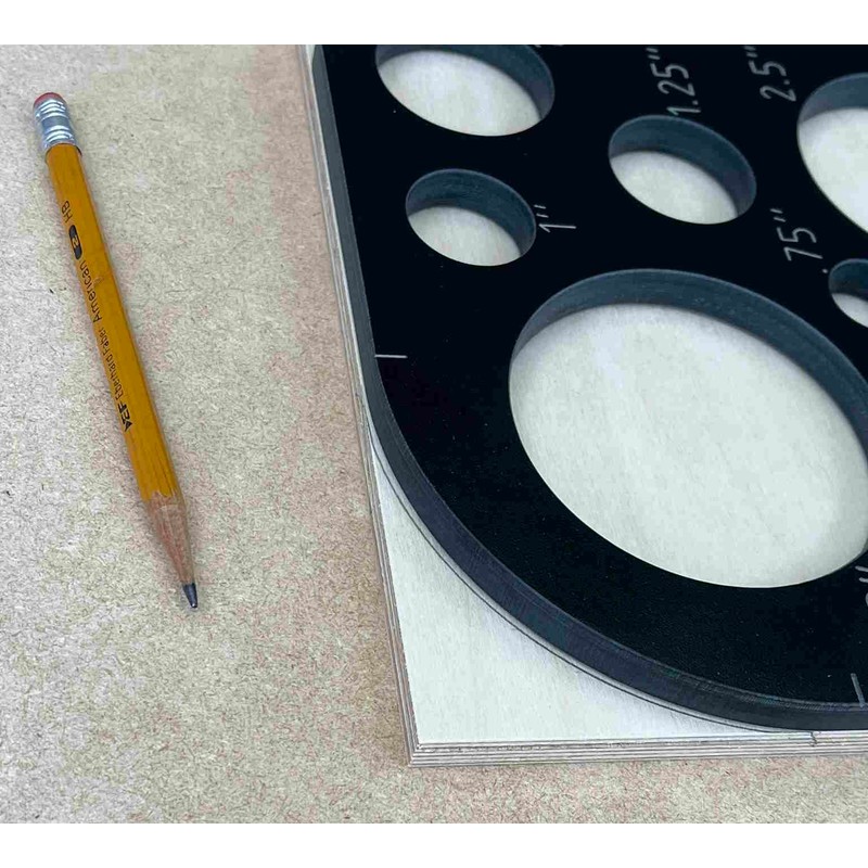 Woodhaven 300 Corner Radius Template - Durable Phenolic, Perfect for