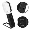 Handheld Magnifying 10X 25X Dual Glass Folding Magnifier Square W/