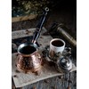 DEMMEX Thickest Copper Turkish Greek Arabic Coffee Pot Engraved Stovetop