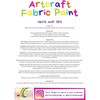 artcraft by anglo Blue Fabric Paint Permanent for Clothes. Textile