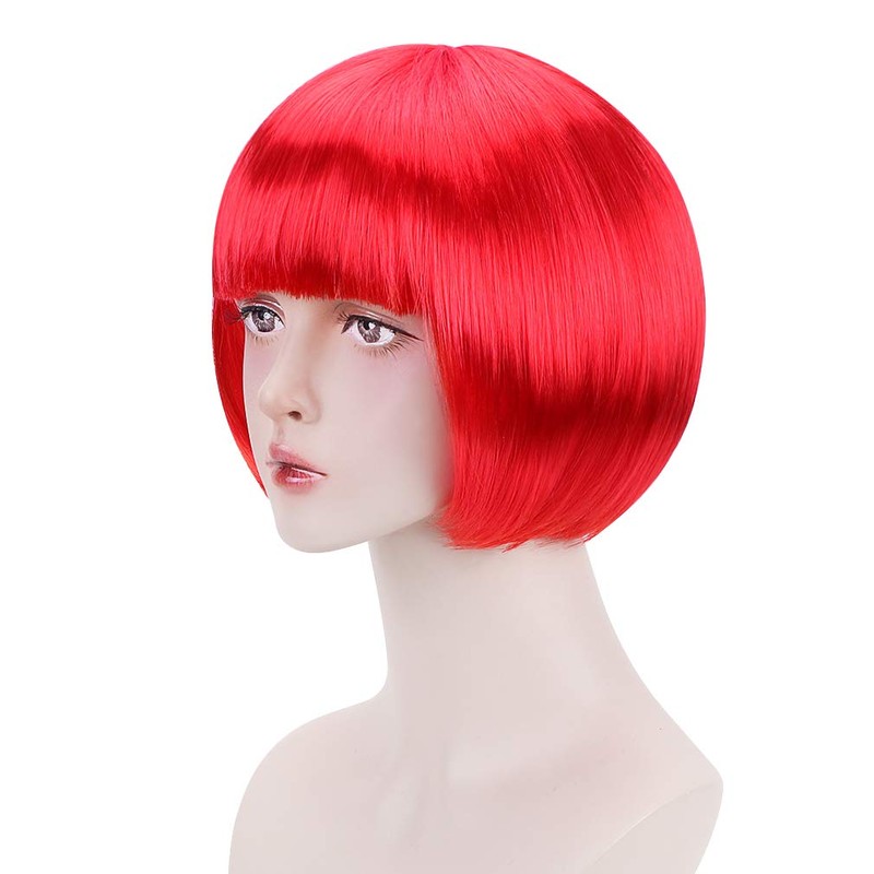 Free Beauty Wig, Short Bob, Small Face, For Cosplay, Straight,