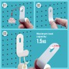 MUWINC Pegboard Hooks - 10 PCS Tool Hooks, Pegboard Accessories,