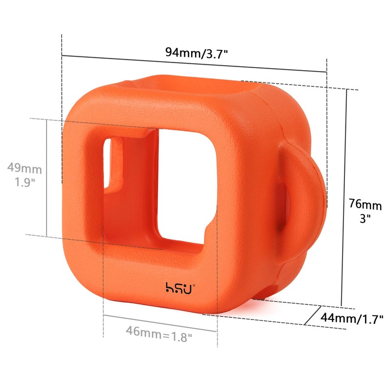 HSU Super Buoyancy Gopro Floating Case, Gopro Float, Underwater Accessories,