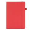 A5 Lined Notebook Portable PU Leather Hardcover Notebook with Elastic