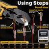 DxCRIMP Flat Connector Crimping Tool Set, Crimping Tool Cable Lugs
