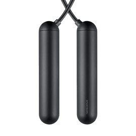 [Tangram Factory] Cuerda inteligente - Cuerda de saltar integrada LED (negro, pequeño)
