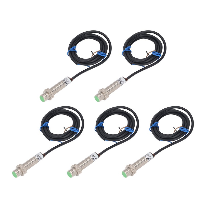 5PCS Approach Sensor M12 X 1 Non Embedded IP65 Waterproof