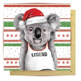 La La Land Greeting Card Christmas Legend