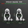 Battery Terminal Connectors Kit, Heavy Duty Positive Negative Auto Car