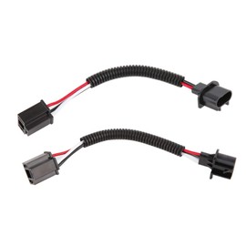 BICYACO H13 to H4 Adapter Headlight Adapter Connector for Jeep Wrangler JK TJ Trucks Cable-2 PCS
