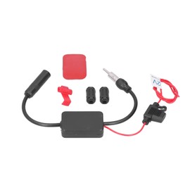 Car Antenna Radio AM FM Signal Amp Signal Booster for Marine Car Vehicle Boat RV Truck SUV Vehicle 12V