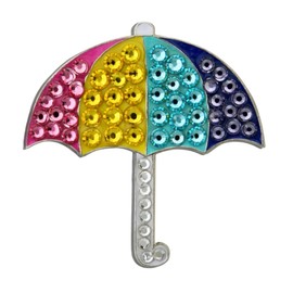Bonjoc Premium Crystal Golf Ball Marker with Magnetic Hat Clip Umbrella | Perfect Golf Accessories, Golf Gift, and Golf Giveaway for Men Women with add-ons Available!