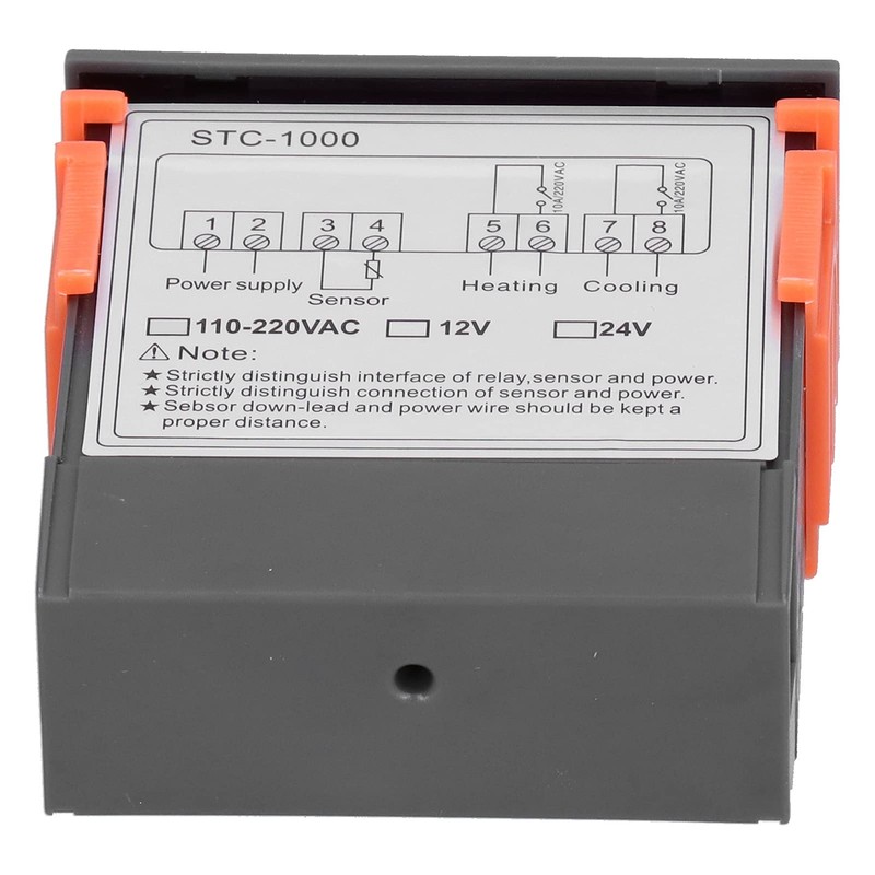 STC-1000 All-Purpose Digital Temperature Controller, Cooling and Heating Thermostat with