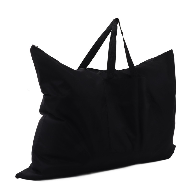 Portfolio Bag Black 38x26in Large Capacity Thick Canvas Light Weight