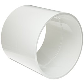 Spears 429 Series PVC Pipe Fitting, Coupling, Schedule 40, White, 1-1/2" x 1" Socket
