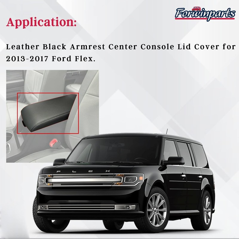 Forwinparts Armrest Center Console Lid Cover FA8Z7406024AB FA8Z-7406024-AB for Ford