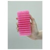 Aisen Durable Knurled Kitchen Sponge with Edges GIZA Pink Antibacterial