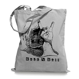 Ma2ca® Rock n Roll Slug WM101 Jute Bag, light grey