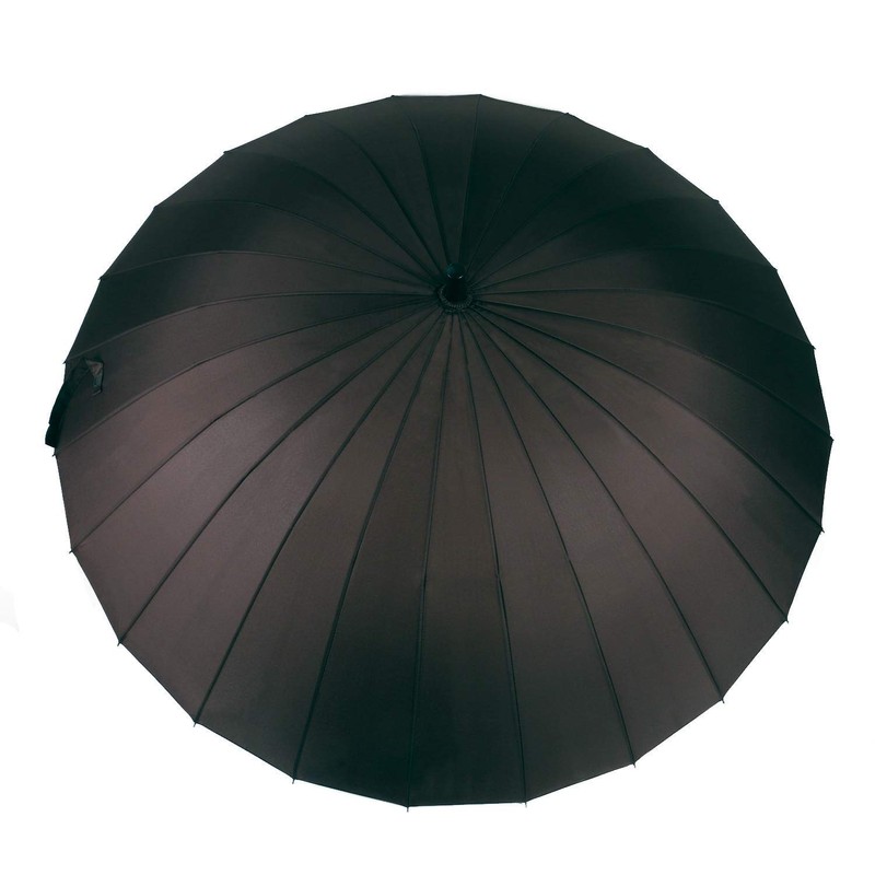 ThreeH Stick Umbrella 190T 24 Ribs Double Layer Long Leather