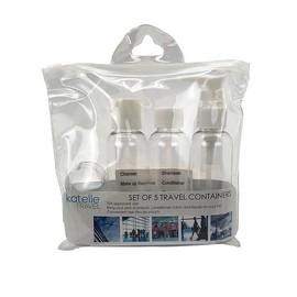 KATELLE Set of 5 Travel Containers