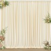 30ftx10ft Champagne Backdrop Drapes for Party, Not See-Through 6 Panels