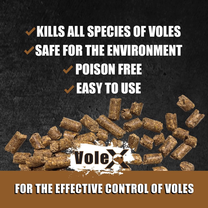 VoleX - Effective Against All Species of Voles. Safe for