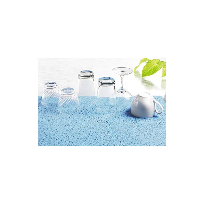 Wise KZ-088 Kitchen Cellulose Absorbent Mat, Blue