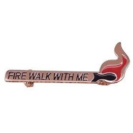 Twin Peaks Fire Walk With Me David Lynch 1.5" Enamel Pin Badge, 1.5 Inches, Enamel, enamel