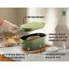 KooK Enameled Cast Iron Dutch Oven for Sourdough Bread Baking