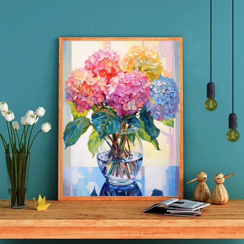 AIBOERL Diamond Painting Kits, vases 5D DIY Full Drill Diamond