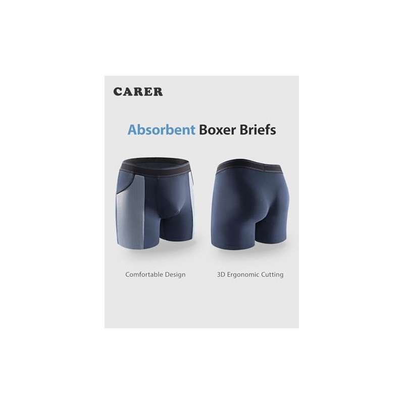 CARER Healthcare Incontinence Pregnancy Carer 2 Pack Bamboo Men's Incontinence