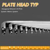 Bivethoi Set of 10 Allen Wrench Hex Key from 1.5