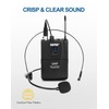 SGPRO Dual Wireless Head-Worn Microphone Set - Compact Transmitter &