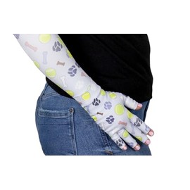 Lymphedivas Dog Days Medical Graduated Compression Glove for Lymphedema (30-40 mmHg Small)