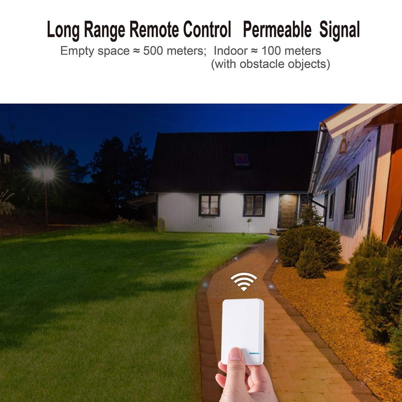 Thinkbee 3 Way Wireless Switch and Receiver Kit, Dual Control