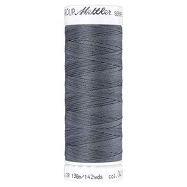 Mettler SERAFLEX Elastic Sewing Thread 130 m Medium Grey Colour 415