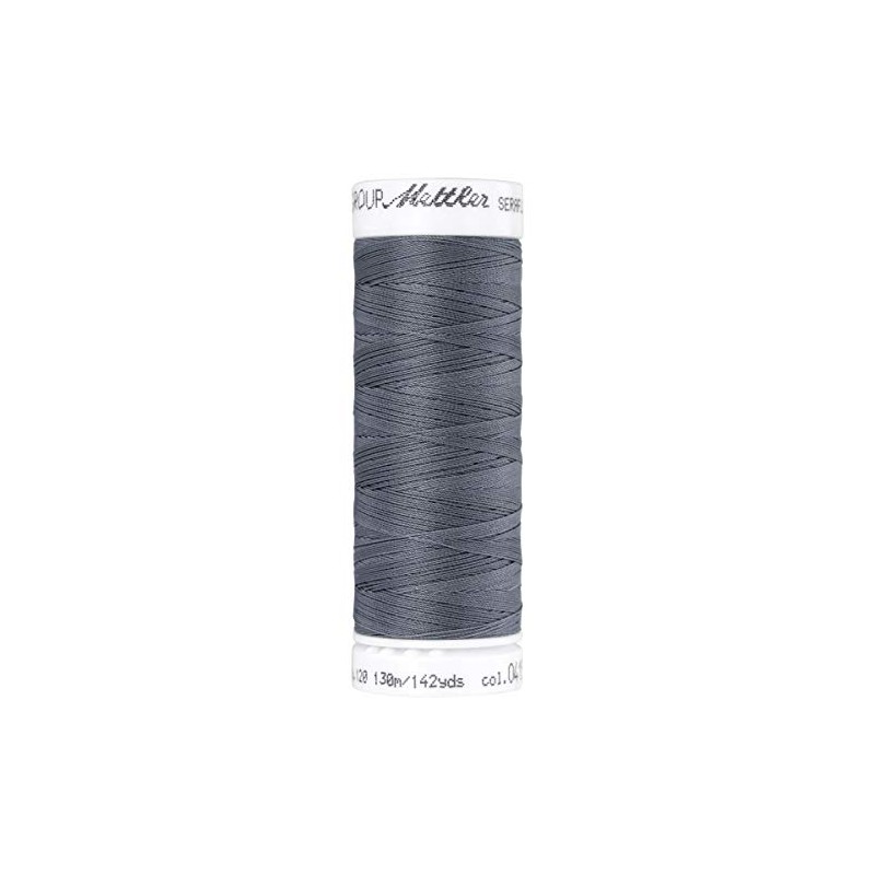 Mettler SERAFLEX Elastic Sewing Thread 130 m Medium Grey Colour