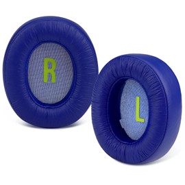SINOWO Replacement Earpads for JBL JR460NC Wireless Over-Ear Noise Cancelling Headphones,Ear Pads Cushions with Noise Isolation Memory Foam,Soft Protein Leather-Blue
